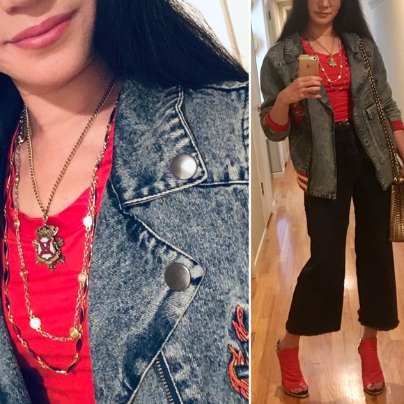 BDG Flood cropped denim culottes jeans 24 - Picture 3 of 17